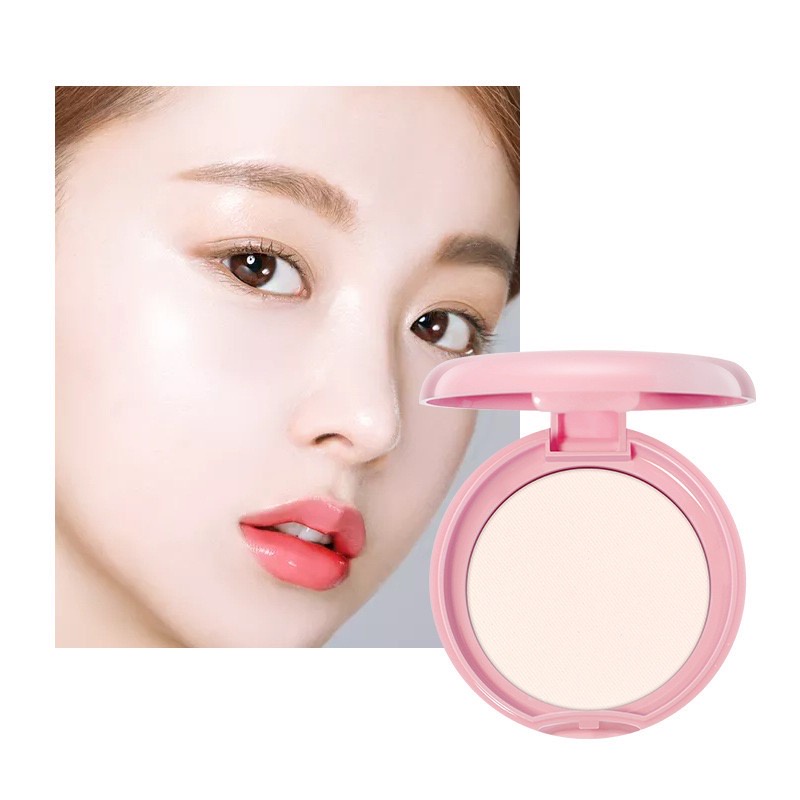 LAMEILA Naked Make Up Powder 3 Colors Pink Biru Hijau / Lameila Macaron Bedak Padat