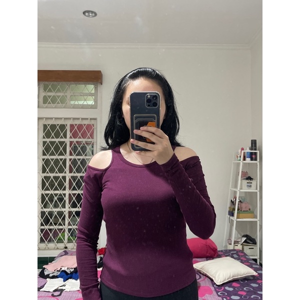 Hnm Atasan Maroon