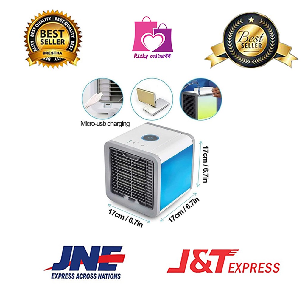 Rizkyonline88 ac mini portable artic pendingin ruangan sejuk air cooler