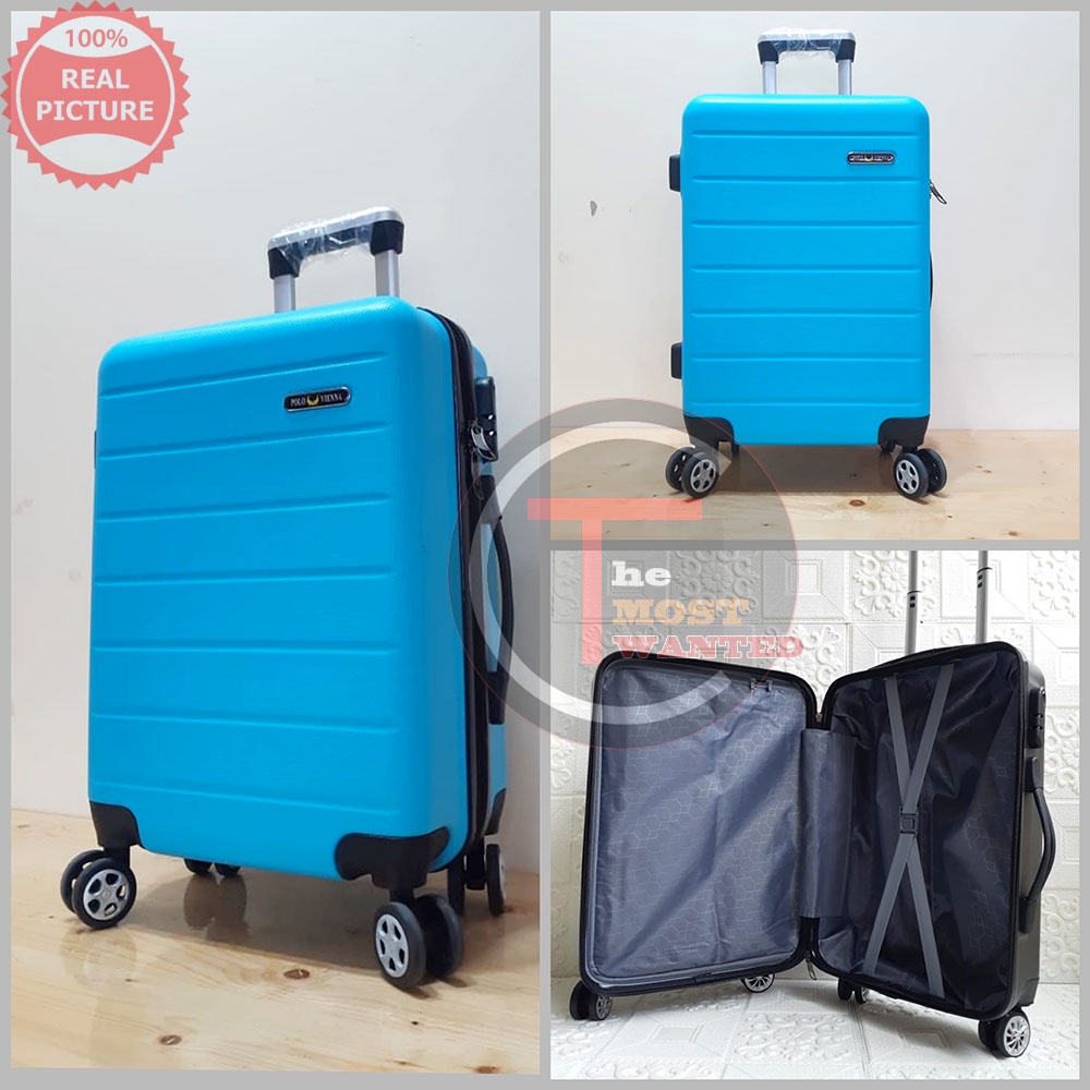 KOPER POLO VIENNA 20 inch V 001.FREE PACKING BUBBLE WRAP KOPER ABS .KOPER FIBER GARANSI KOPER CABIN