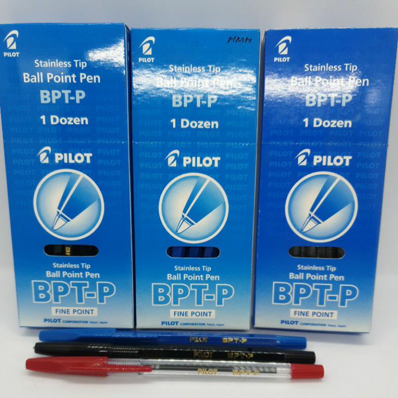 

ballpoint / pulpen / pen pilot BPTP hitam, biru, merah