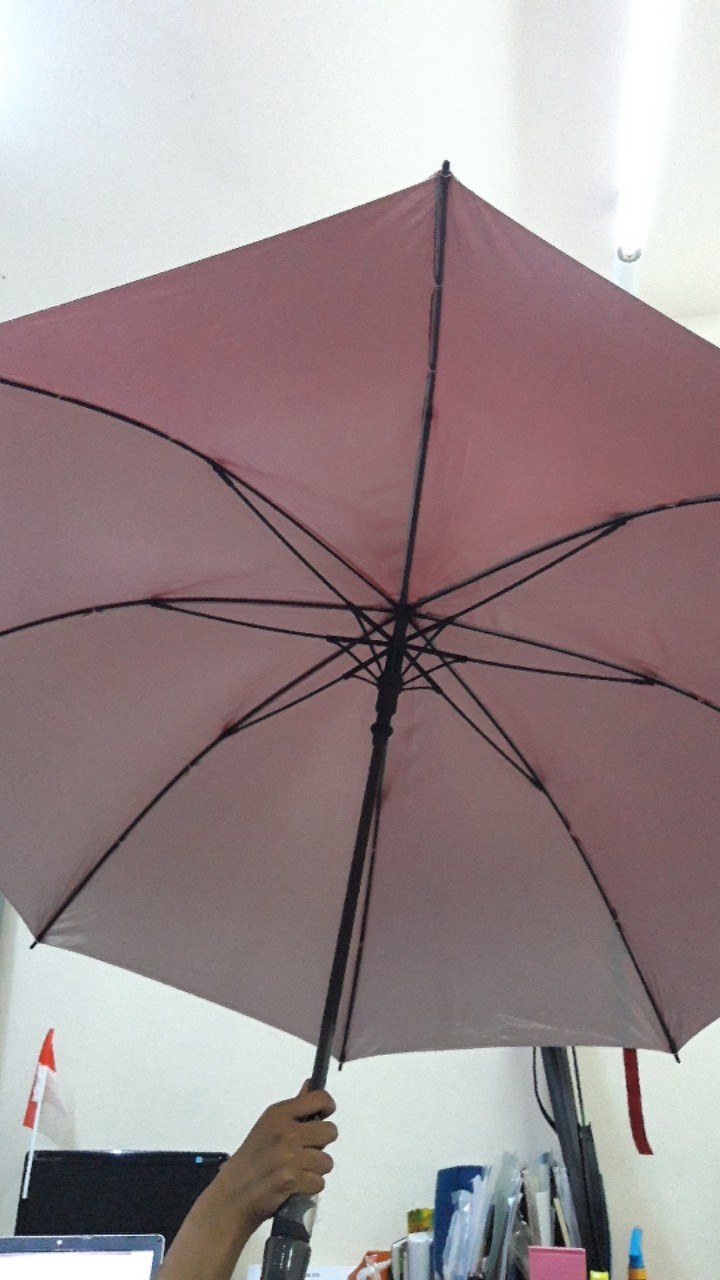 Felwinshop Payung Jumbo Polos Fiber Kuat Dan Kokoh