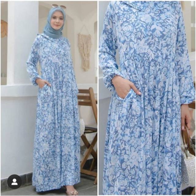 Preloved / PL Elsa dress denim by zhafa.id