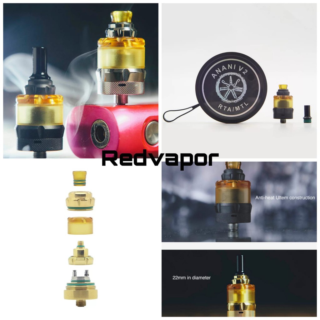 Asmodus Anani V2 MTL RTA 22mm Authentic 100%-1