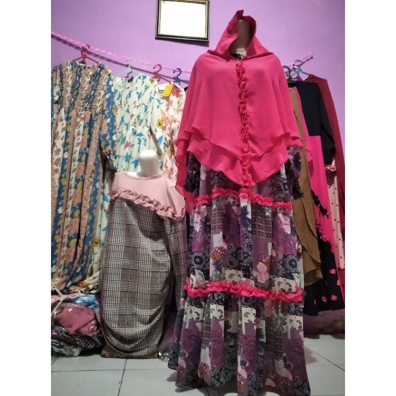 set syari ceruty printing