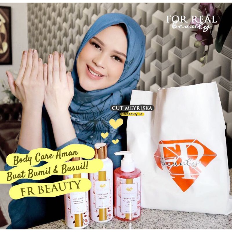 Paket hemat fr beauty day lotion,body serum, shower gel free totebag