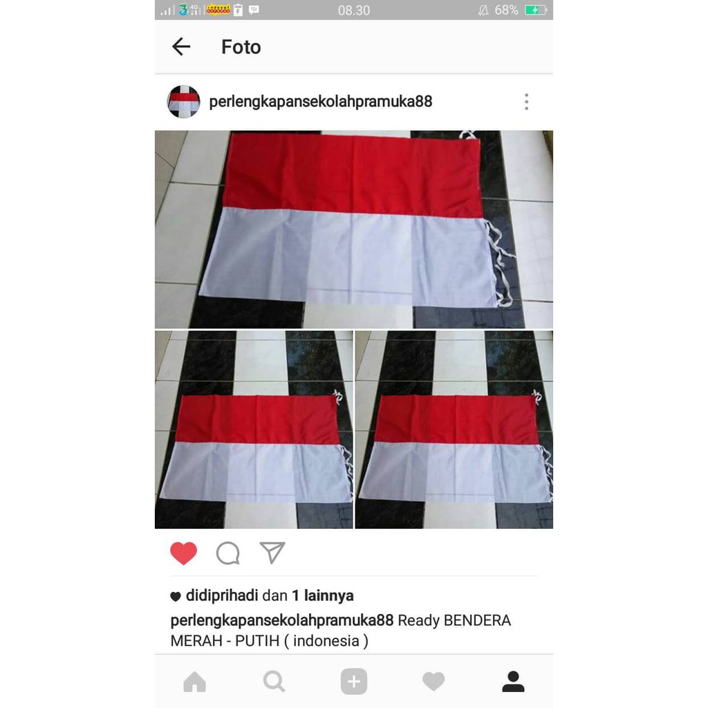 Promo Termurah  Bendera Merah Putih Untuk RUMAH 54 x 84