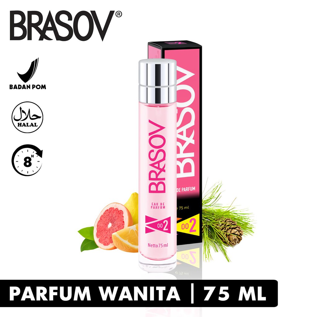 BRASOOV Parfum 75 ML Eau De Parfum HALAL Perfume Spray