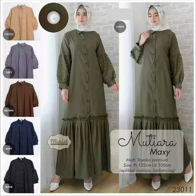 Gamis katun kekinian