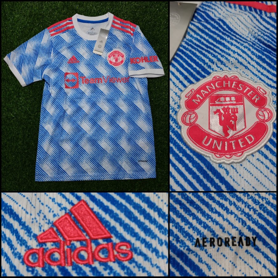 JERSEY SEPAK BOLAFUTSAL MU. AWAY 2021-2022 GRADE ORI