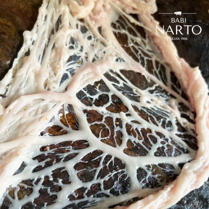 

Terlaris Daging Babi Minyak Jaring (500 g)