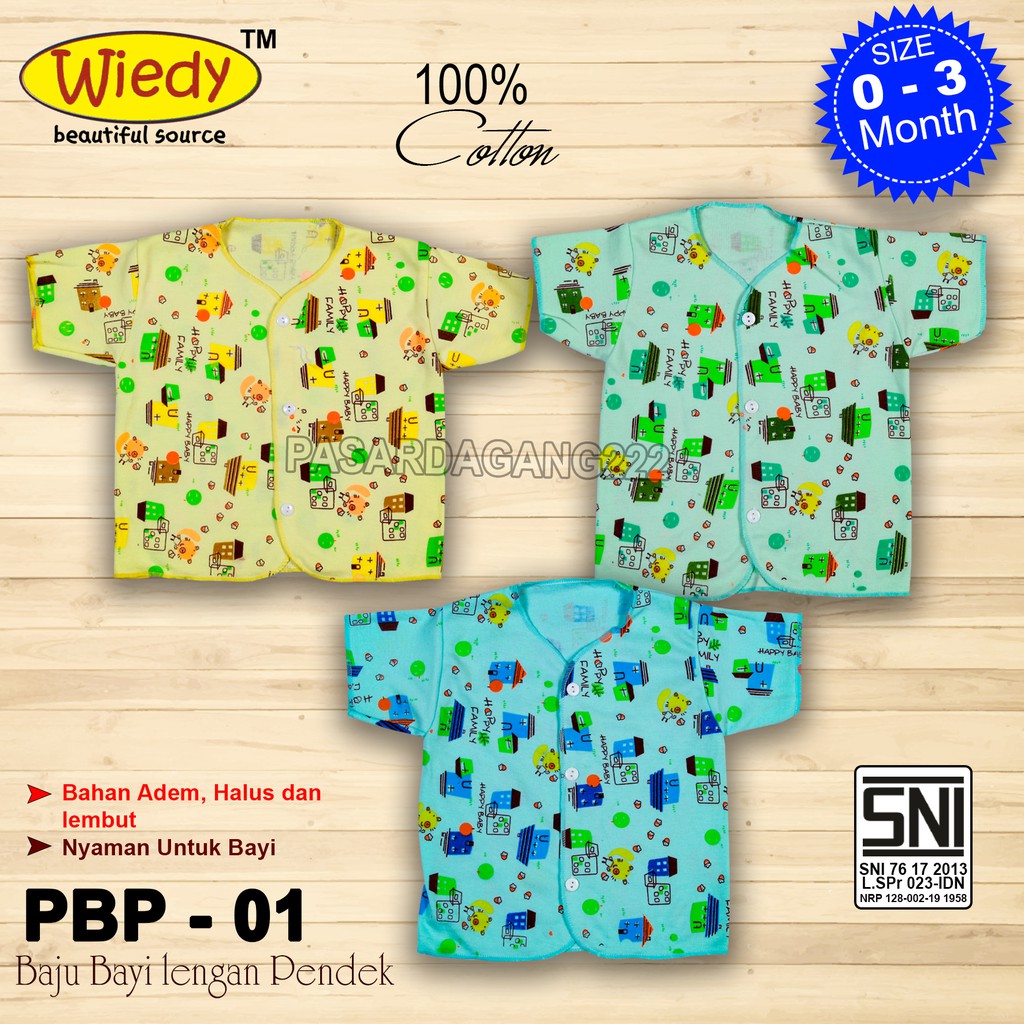 BAJU ANAK BAYI LENGAN PENDEK PBP01