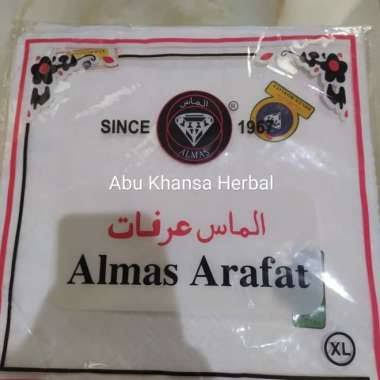 Sorban Putih Polos Persegi / Sorban Habib Luthfi  / Almas Arafat / Sorban Almas