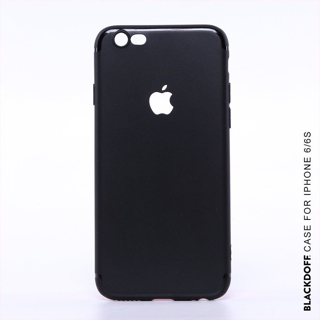 BLACKDOFF Softcase Case iPhone 6 6S Black Matte Doff Cut