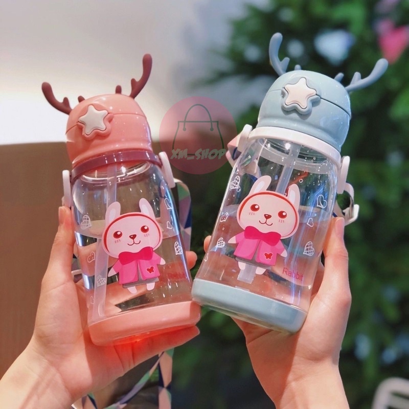 BOTOL MINUM ANAK BOTOL MINUM RUSA KARAKTER LUCU 600ml