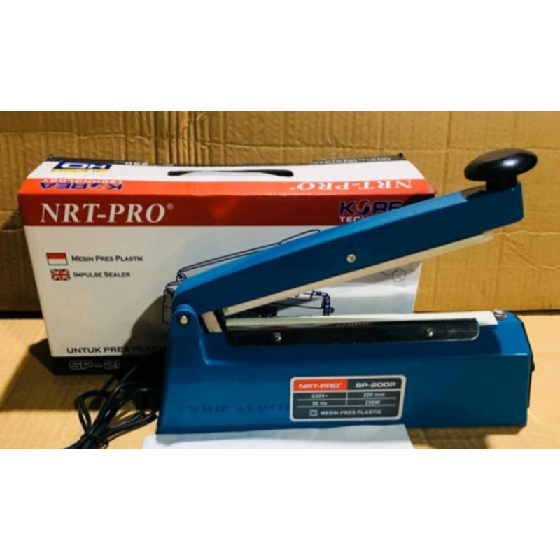 mesin pres plastik ukuran 20cm merk NRT