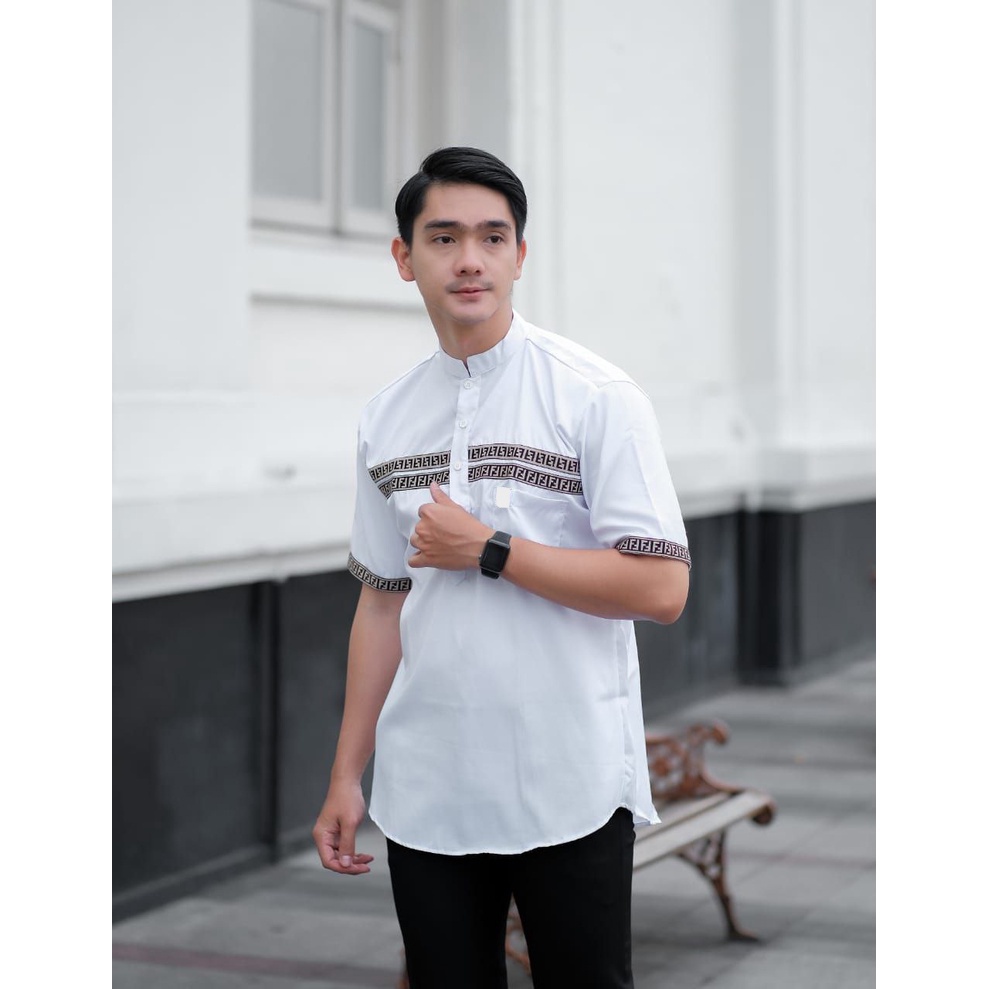 Baju Koko Kurta Dewasa Lengan Pendek Baju Koko Pakistan Premium Koko Kurta FF Terlaris