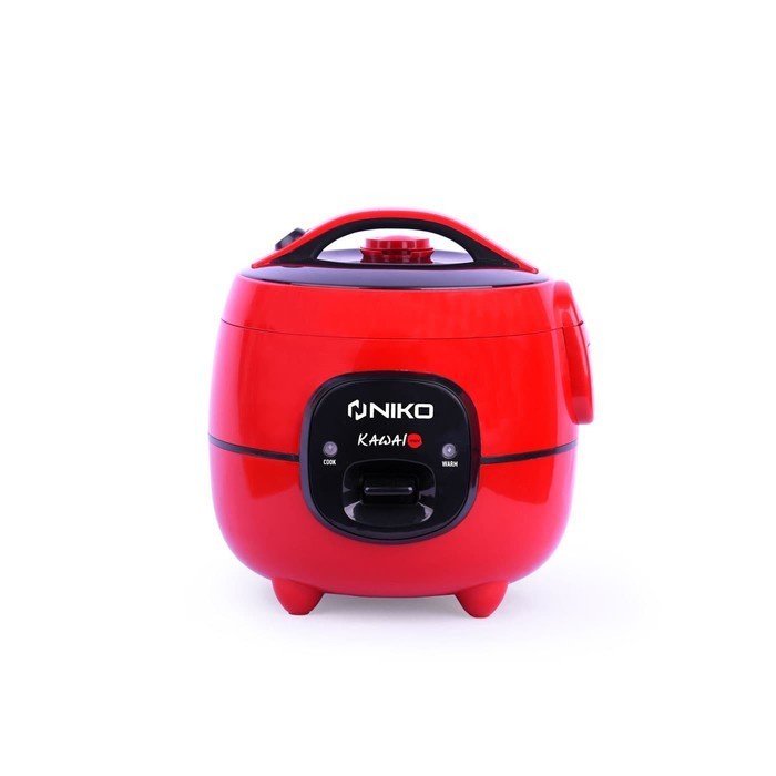 Niko Magic Com 1 Liter Mini Kawai Merah Red Rice Cooker Penanak Nasi