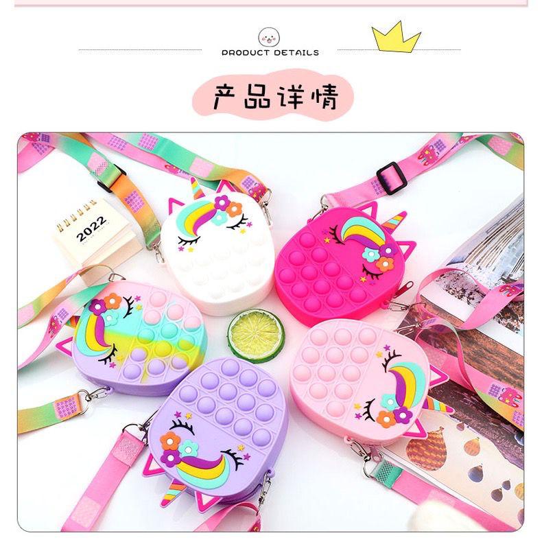 PONY BAG POP IT / TAS POP IT SQUID GAME / TAS SELEMPANG ANAK SLING BAG POP IT [SWEETSPACE]