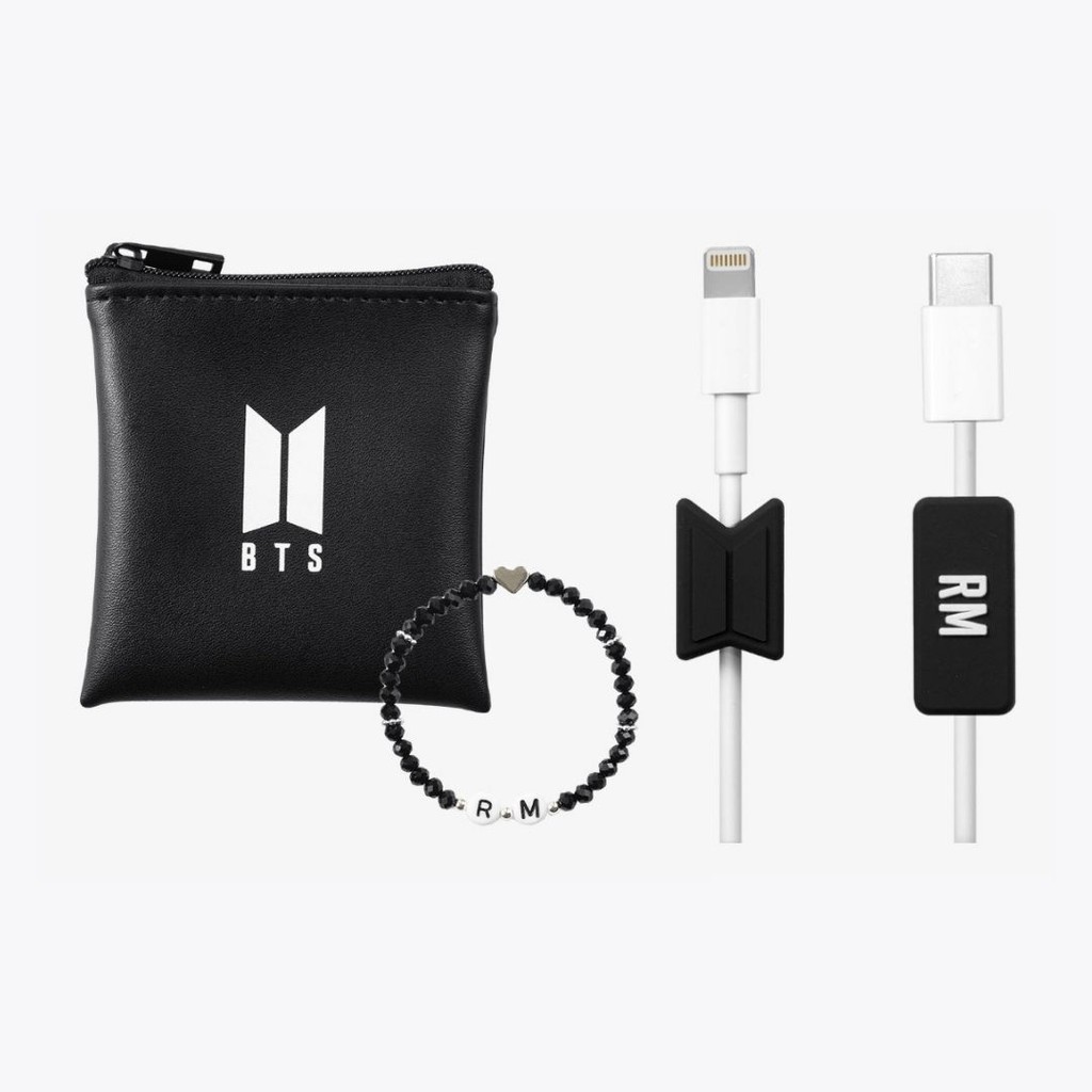 [DP PO] BTS: POP-UP Merch (LOGO MD)- DIY Bracelet/Cable Protector RM/JIN/SUGA/JHOPE/JIMIN/V/JUNGKOOK