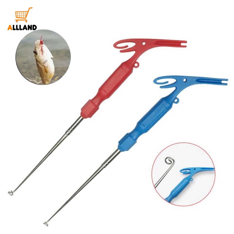 Alat Penarik Simpul Pancing Universal Bahan Stainless Steel Warna Acak