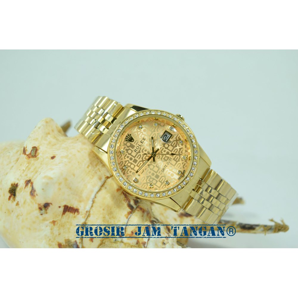 ROLEX DATEJUST JAM TANGAN PRIA/WANITA MEWAH ELEGAN GROSIR JAM TANGAN