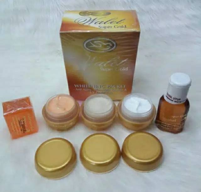 PAKET CREAM WALET SUPER GOLD 5IN1