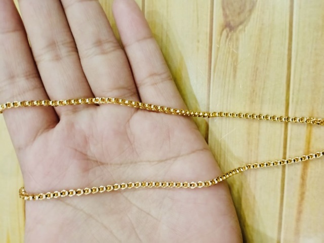 Kalung wanita // kalung pj 45cm // lapis emas // perhiasan // kalung