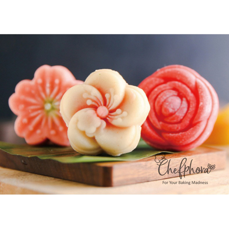 Cetakan Kue Nastar Taiwan Wagashi Mochi Kue Kering Bunga Sakura 35gr