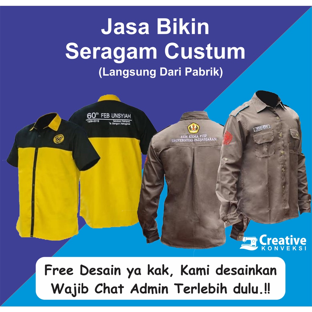 (BIG SALE) KONVEKSI SERAGAM PDH PDL JAS almamater / JAKET / JASKET / CUSTOM, KEMEJA SERAGAM, BAJU OR