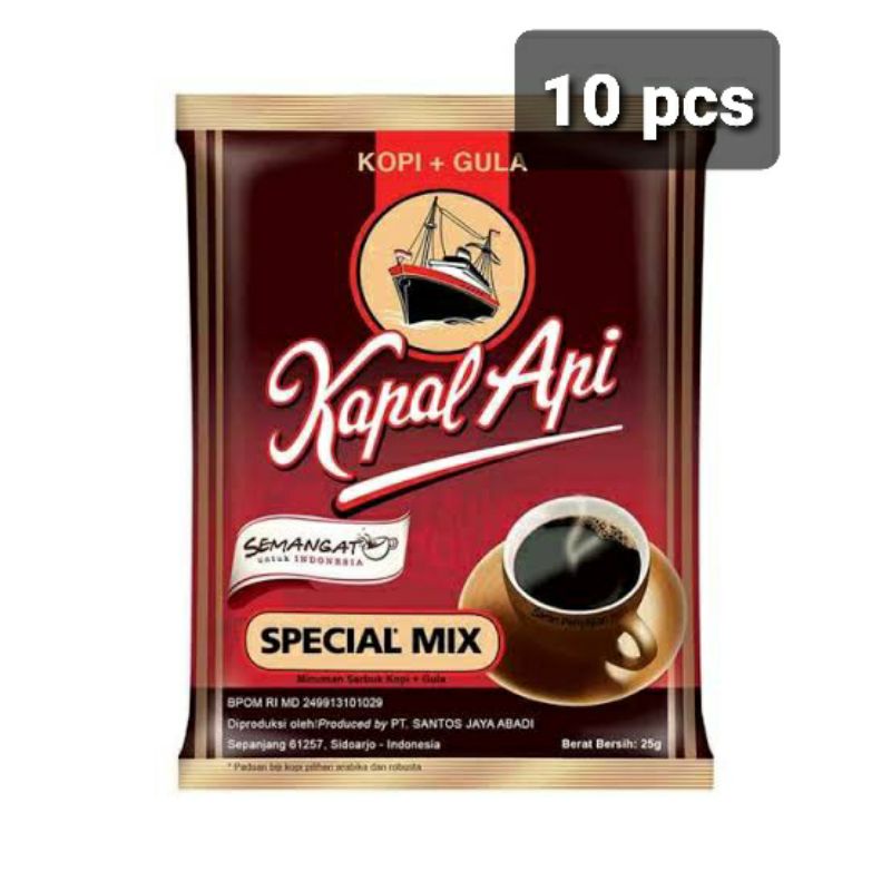 

kopi kapal api special mix 1 renteng isi 10 pcs