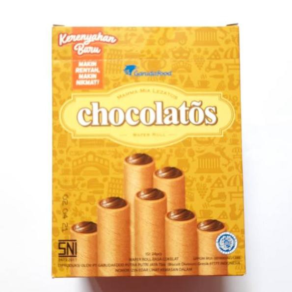 

SPOT!!!! Chocolatos wafer roll isi 24x 8.5 gr