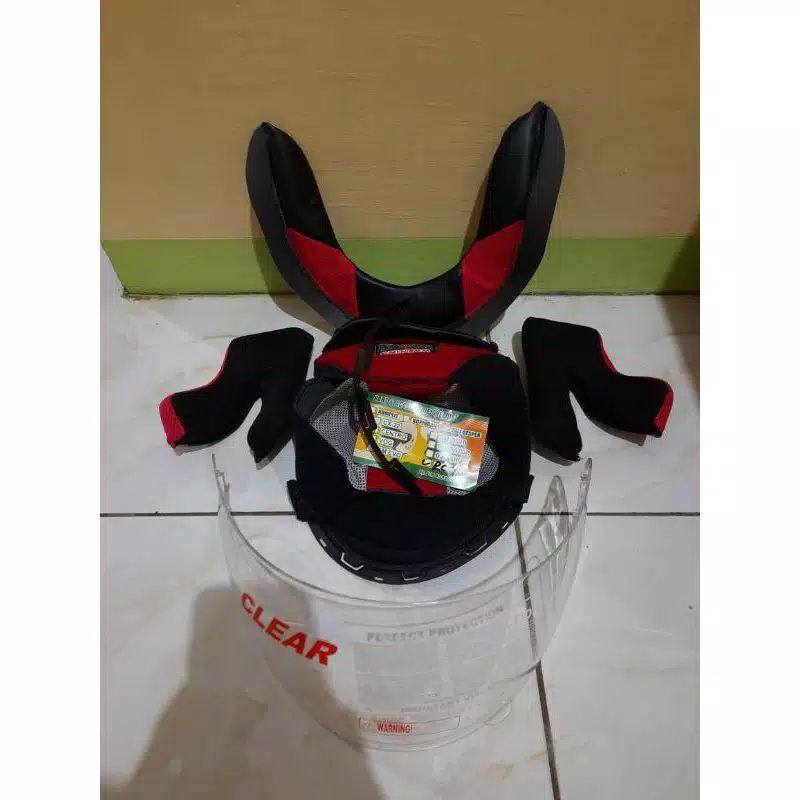 Busa helm KYT Rc7 full set + kaca helm KYT Rc7 / KYT rc-seven. busa pipi. busa leher. busa