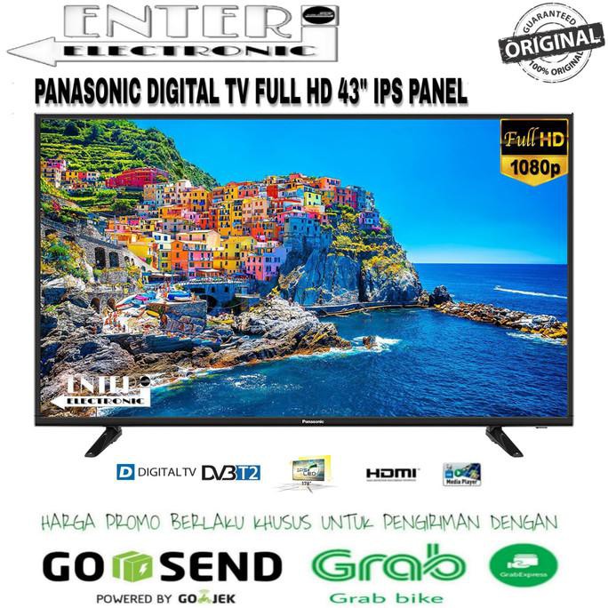 Ready&Siapkirim Panasonic Led Tv Th 43F306 G - Tv Led 43 Inch Digital Tv Full Hd