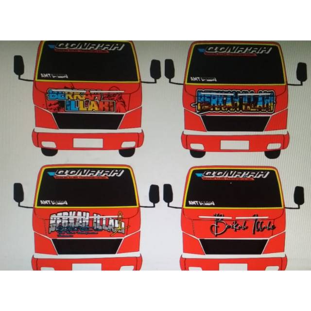 20 Trend Terbaru Stiker  Truk  Canter Depan Aneka Stiker  