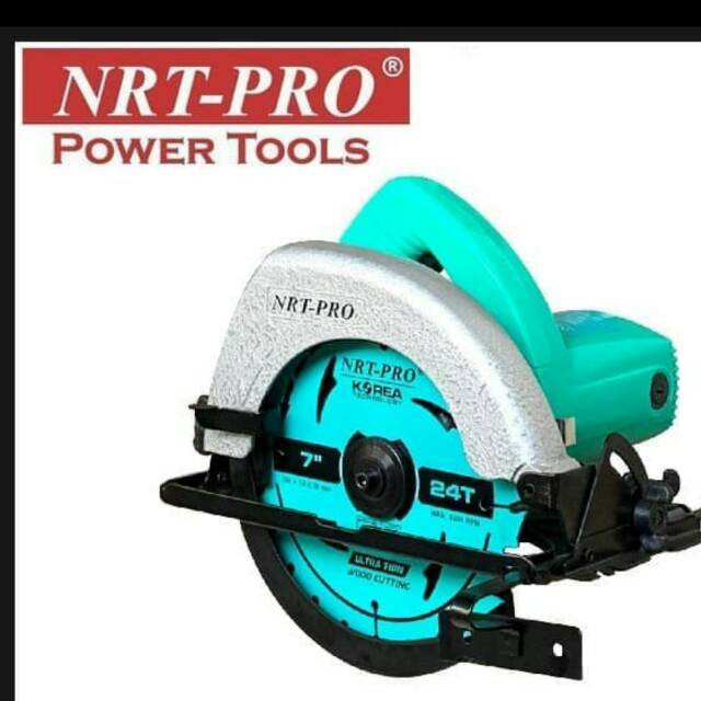 NRT-PRO Mesin gergaji kayu/ Circular Saw 7 NRT-PRO 2600 HD Mesin Gergaji Circle 7 800 Watt Kecil