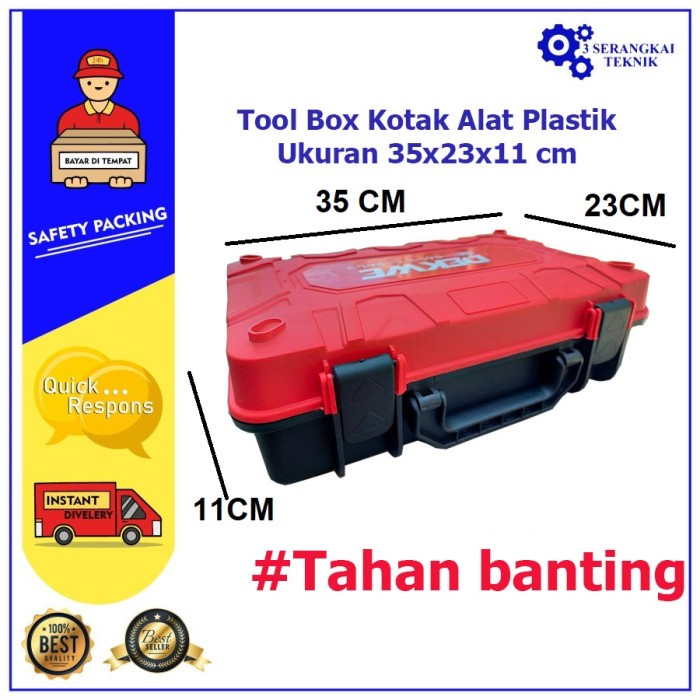 Tool Box Dekwe Perkakas power Tool Cordless Koper Kotak Alat Mesin