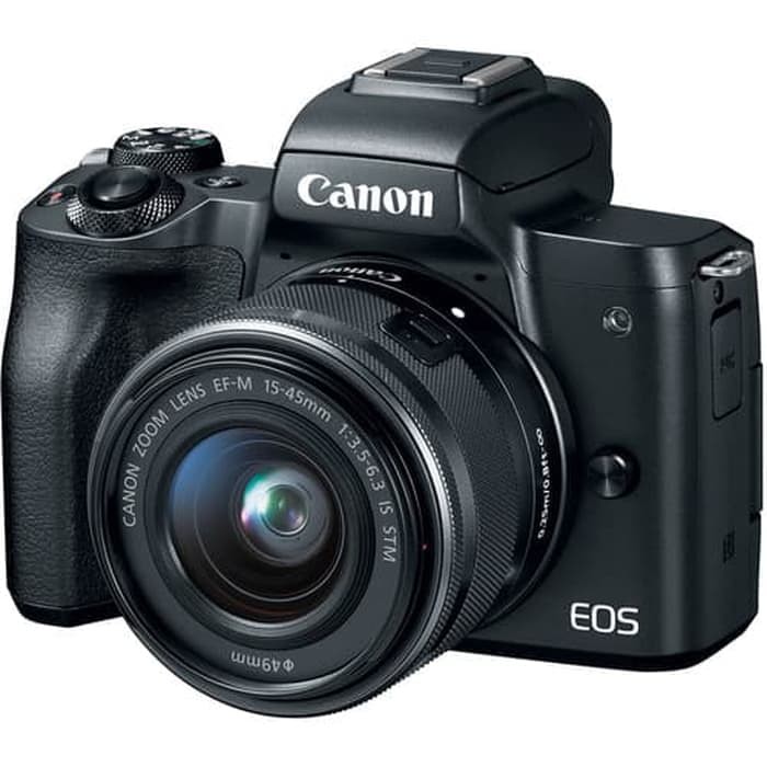 Canon EOS M50 Mirrorless Digital Camera with Lens 15-45mm - BLACK