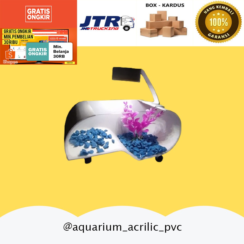 Akuarium Mini/Aquarium Akrilik KURA KURA BRAZIL