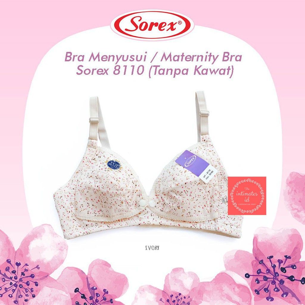BH Menyusui SOREX 8110 Kancing Depan Busa Tipis