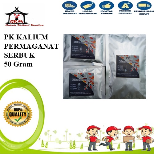 PK KALIUM PERMAGANAT SERBUK 50 gram