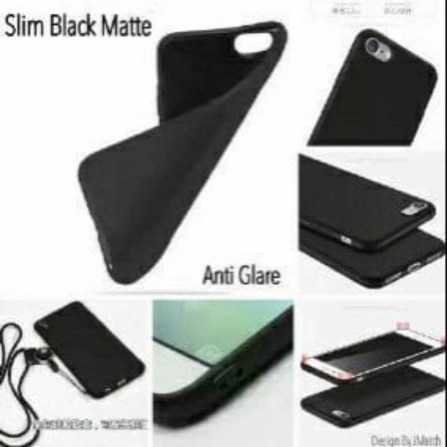 SAMSUNG A01 CORE SLIM BLACK MATTE/SOFTCASE BLACK MATTE