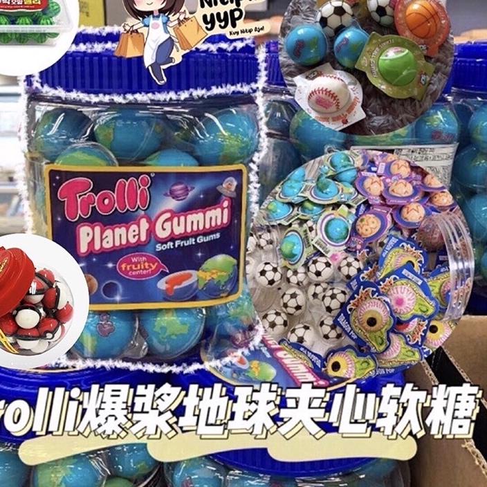 

️✔️✔️ [ASLI KOREA] Korean Trolli Planet Soccer Chewy Gummy - Permen Trolly Jelly Gummi Viral - SCF Sportball Watermelon Pokemon Duck Yoghurt Peach Jelly Gummy (18,8gr) 