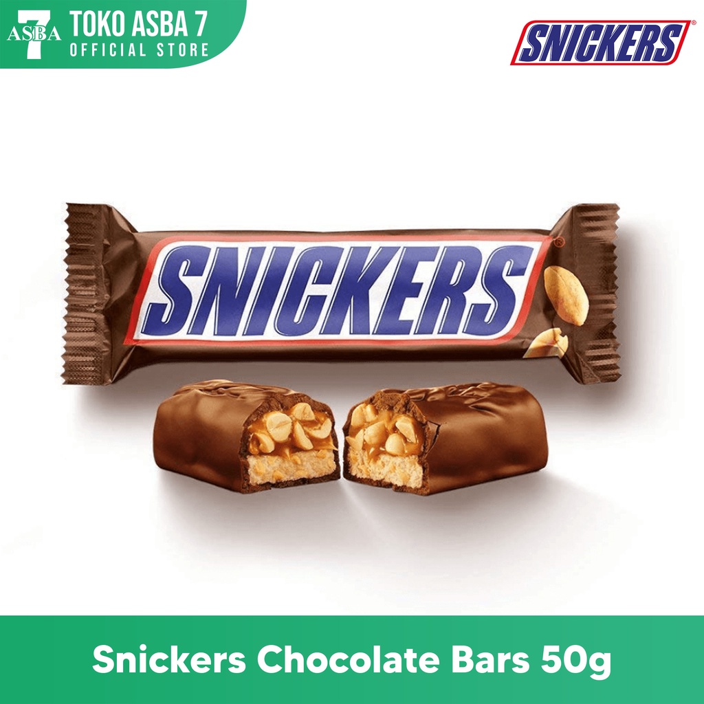 Jual Snickers Chocolate Bars 50g Indonesia|Shopee Indonesia