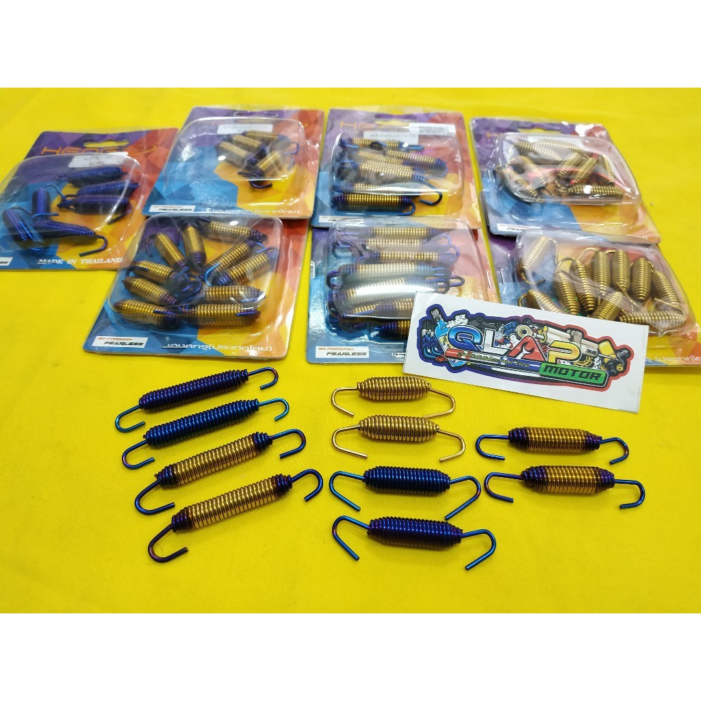 Per Knalpot Gold,Blue,Twotone Pendek/Panjang Probolt Stainless Heng