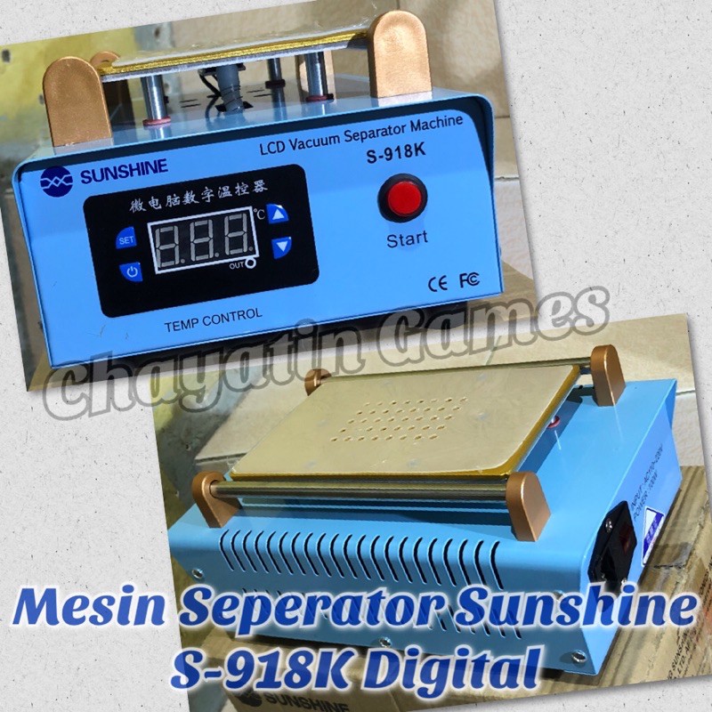 Mesin Separator Sunshine S-918K - Alat Pemisah LCD Touchscreen Digital