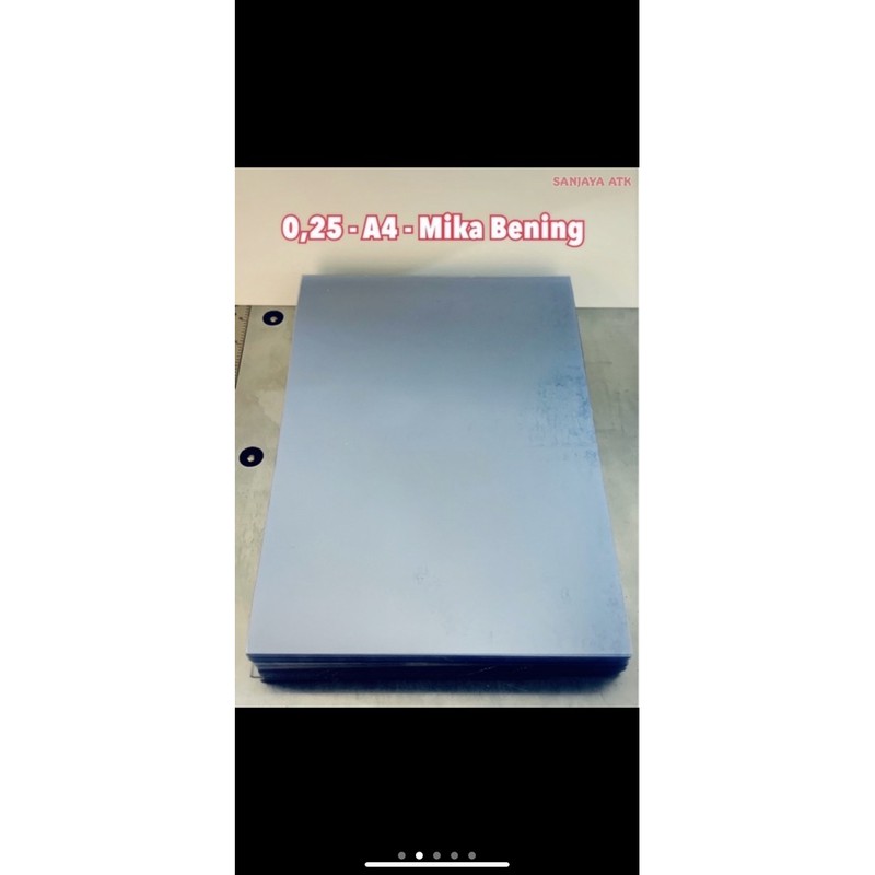 

Terbaik MIKA JILID BENING 0.25MM A4 ISI 100 LEMBAR