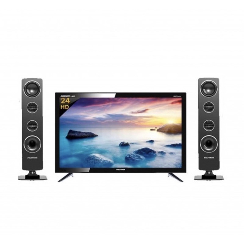 TV LED POLYTRON PLD 24TV1855 / 0855 24 inch TOWER SPEAKER DIGITAL