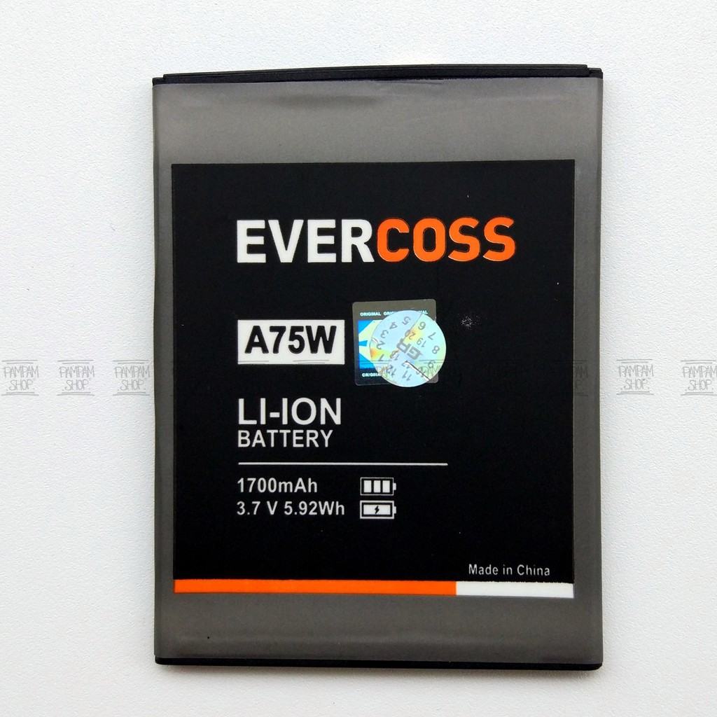 Baterai Evercoss A75W Winner Y1 Original Double Power Batre Batrai Battery HP Handphone Ever Coss Evercross Cross