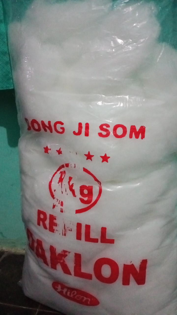 Dakron 1kg/dacron/kapas Microfiber/bulu Angsa Sintetis/microgel